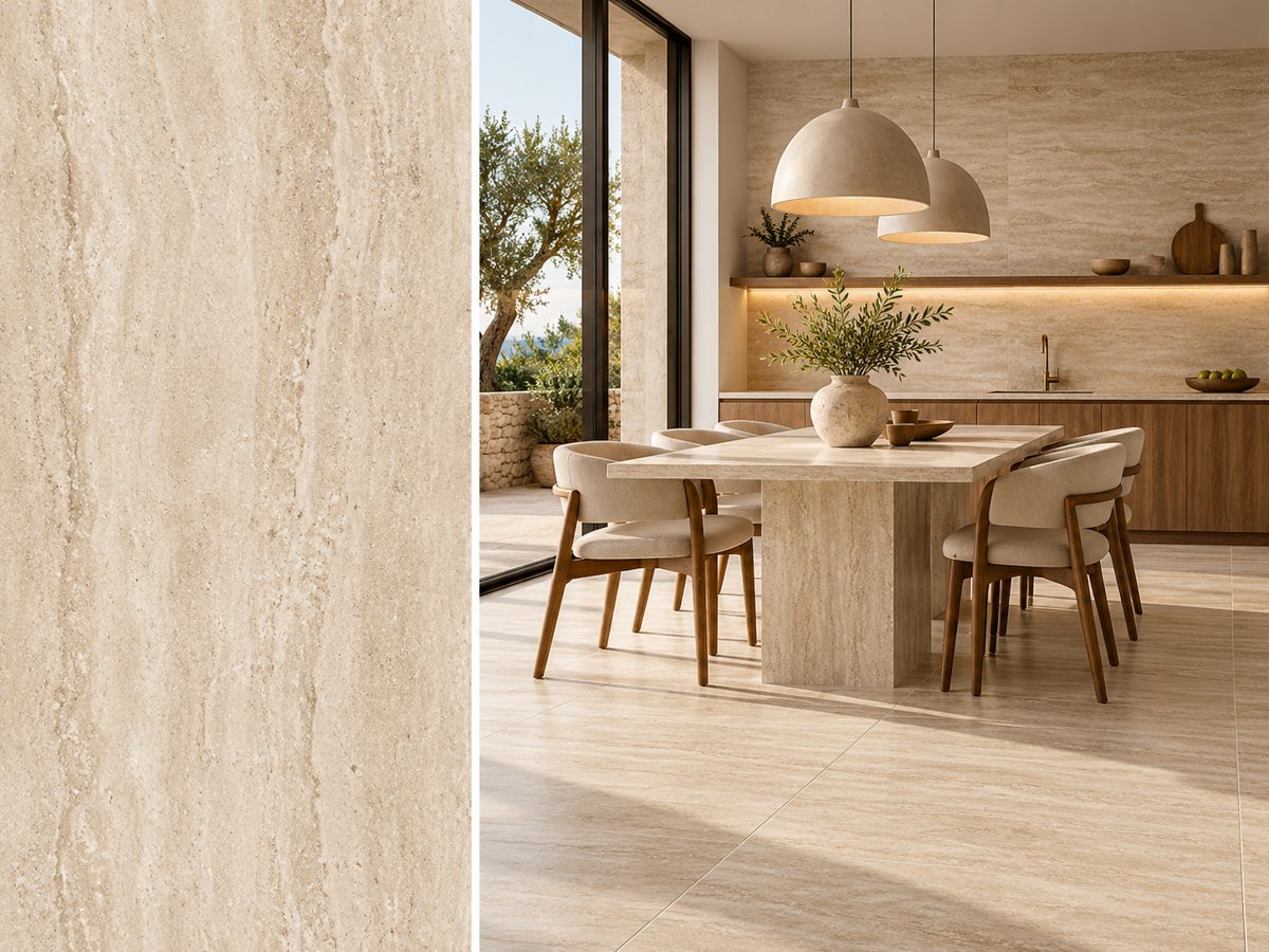 Sandstone-Look Ceramic illustrative design